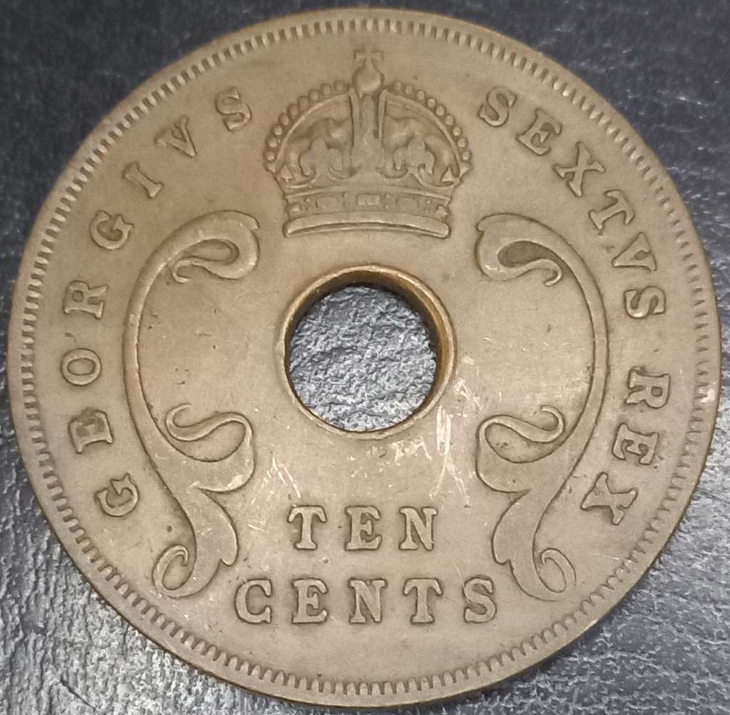 East Africa 10 Cent 1949-1952
