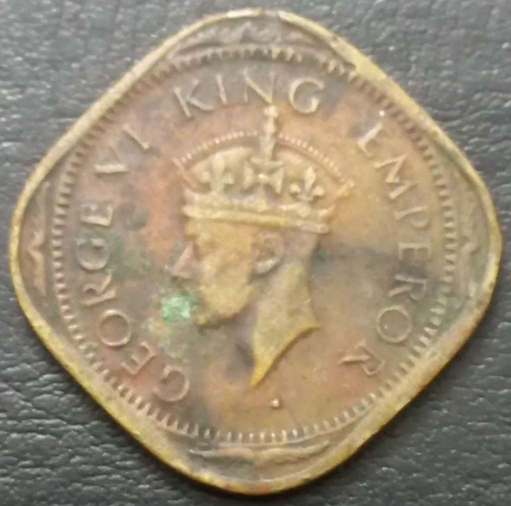 India - British 2 Anna 1942-1944