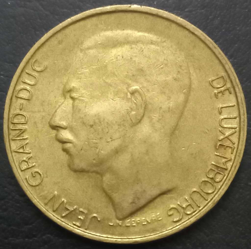 Luxembourg 5 Franc 1986 1987
