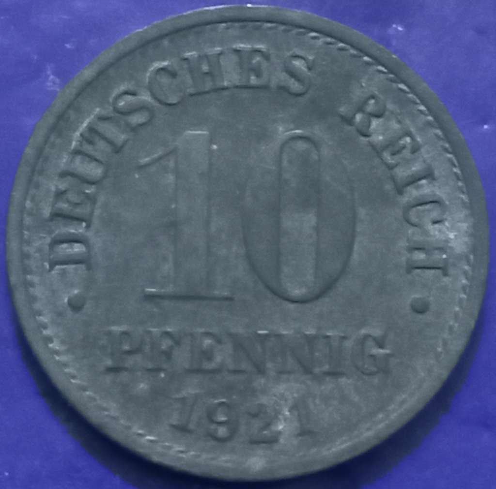 German Empire 10 Pfennig 1917~1922
