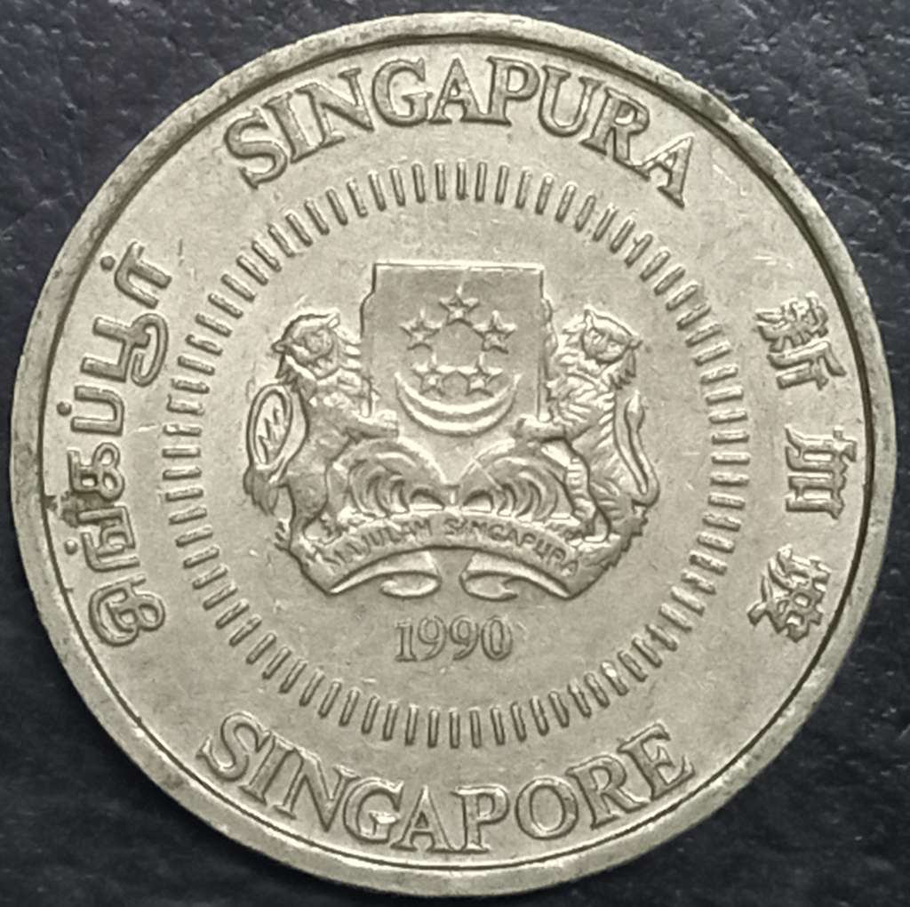 Singapore 50 Cent 1989 1991