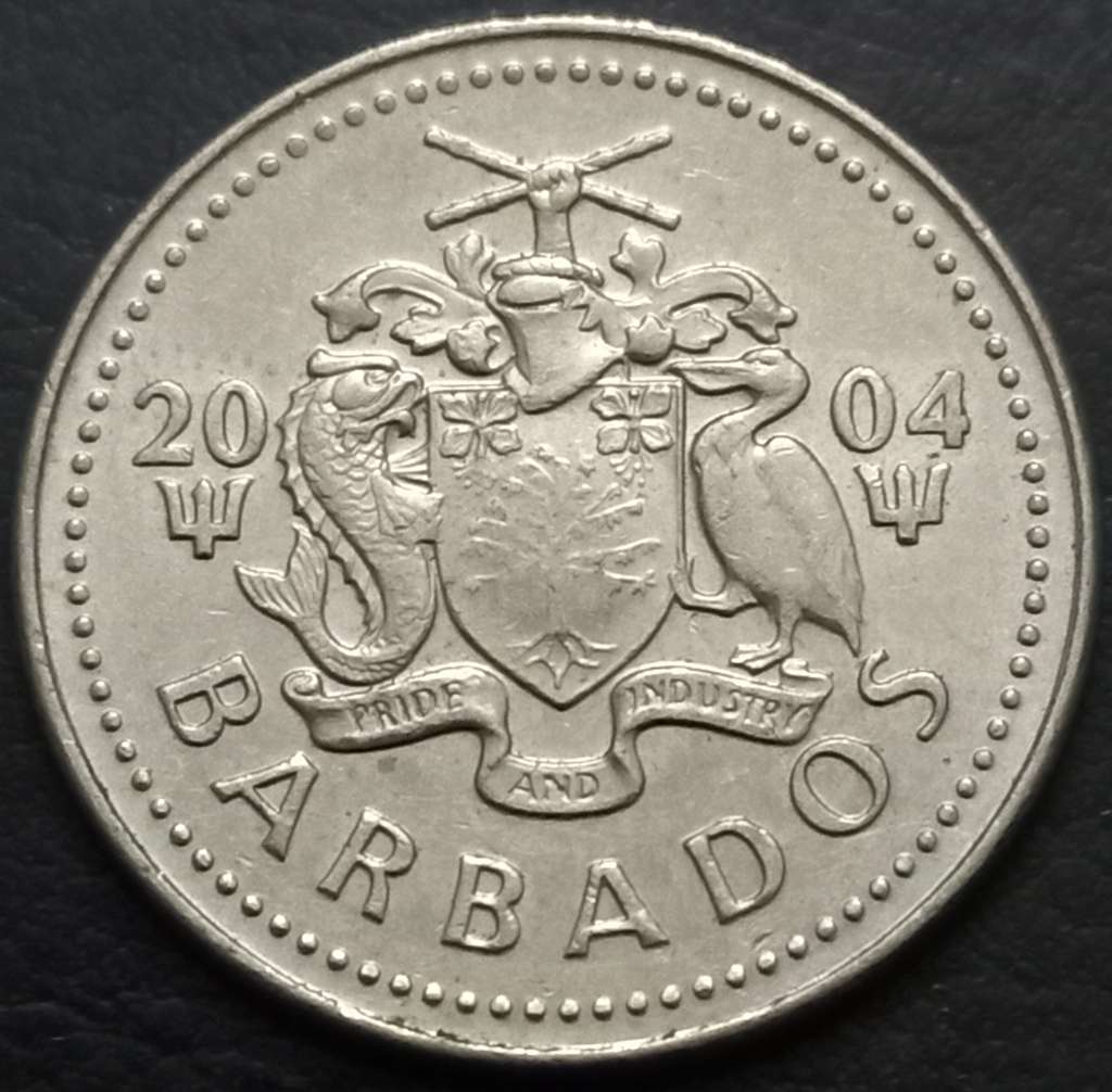 Barbados 25 Cent 1973 2006