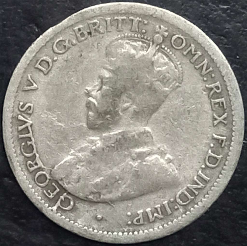 Australia 6 Penny 1911 1936