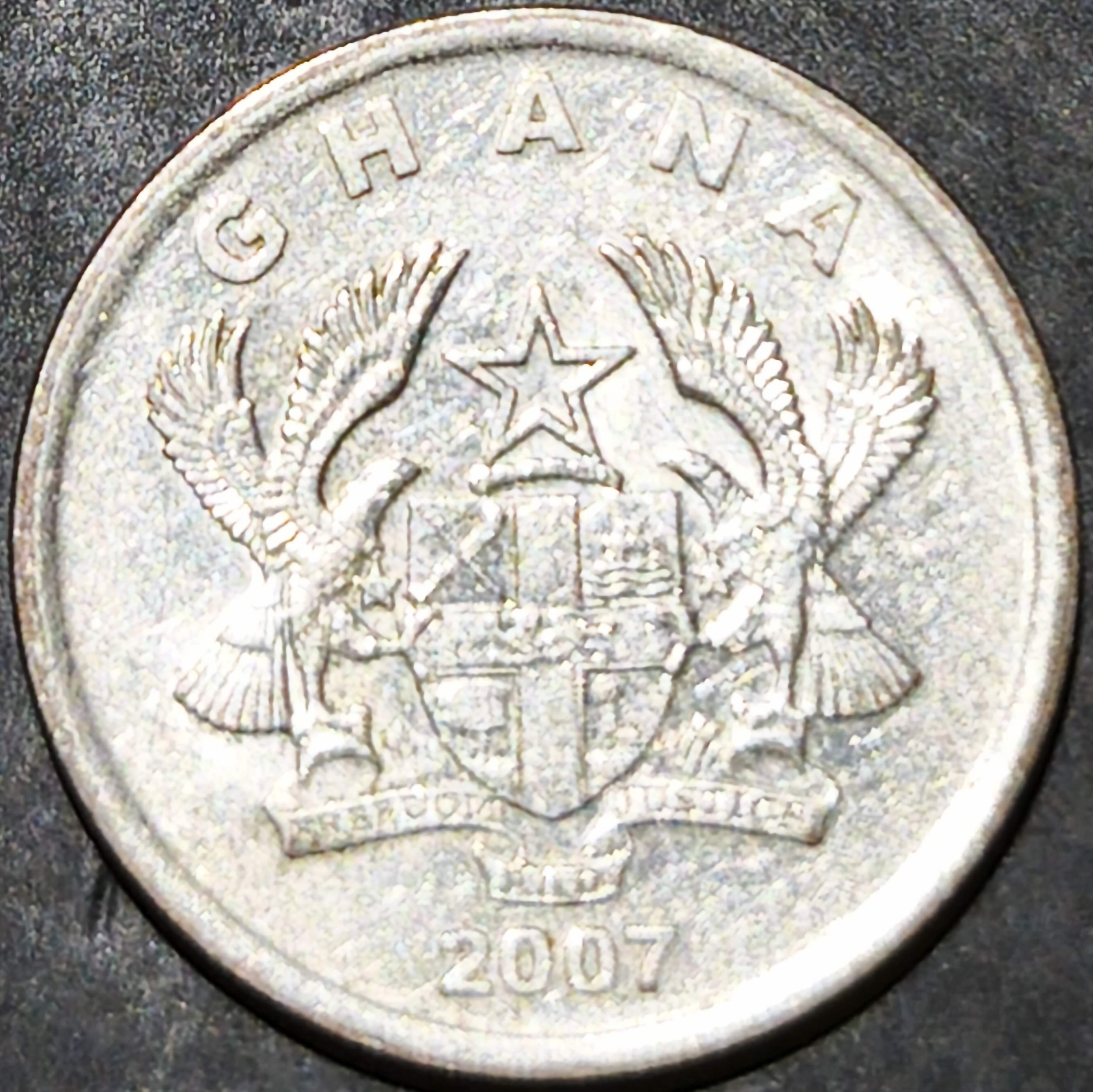 Ghana 20 Pesewas 2007 2016