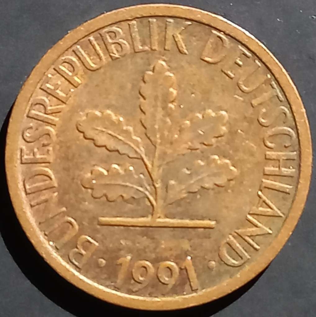 Germany 1 Pfennig 1950 D
