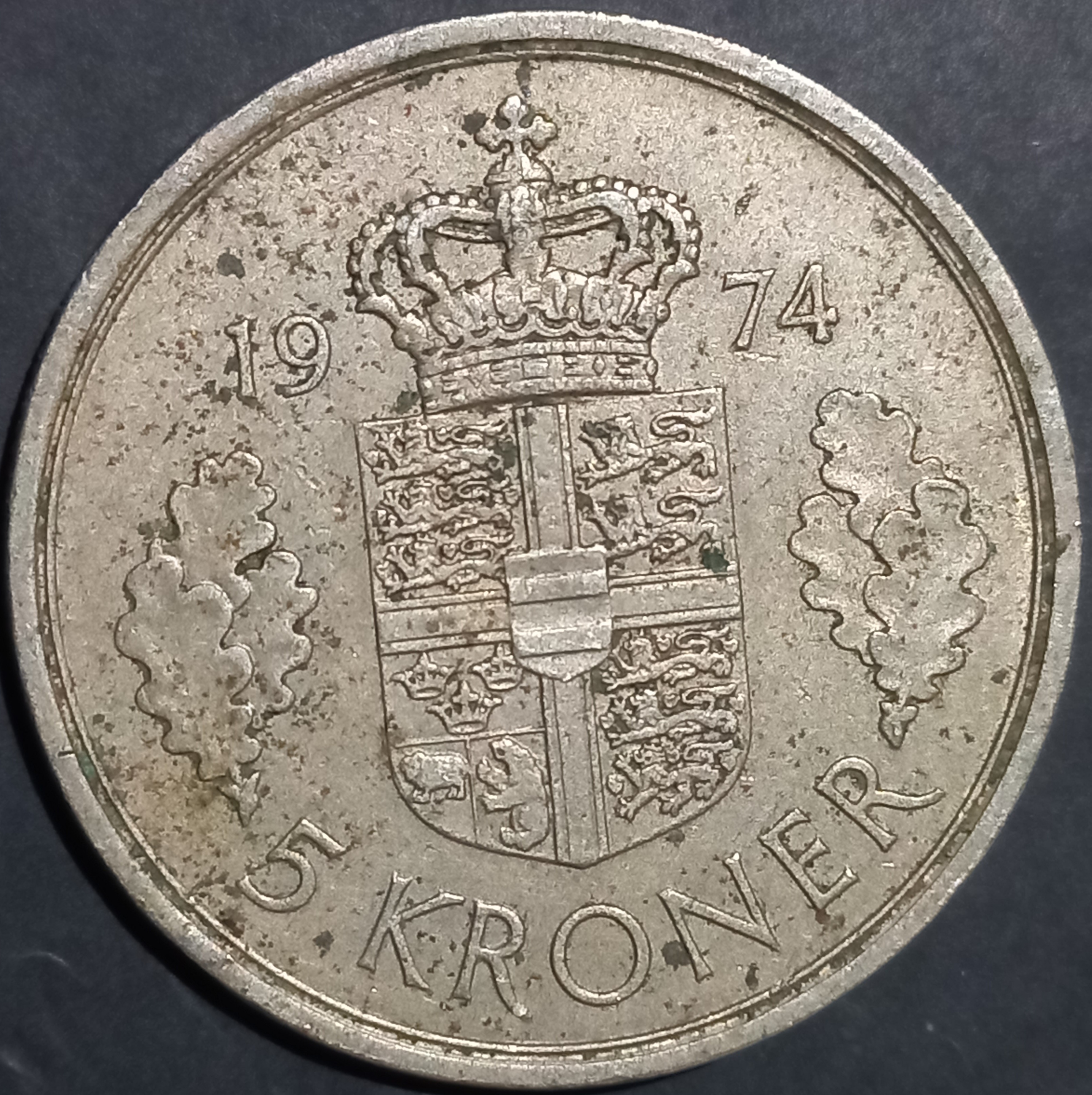 Denmark 5 Kroner 1973 1978