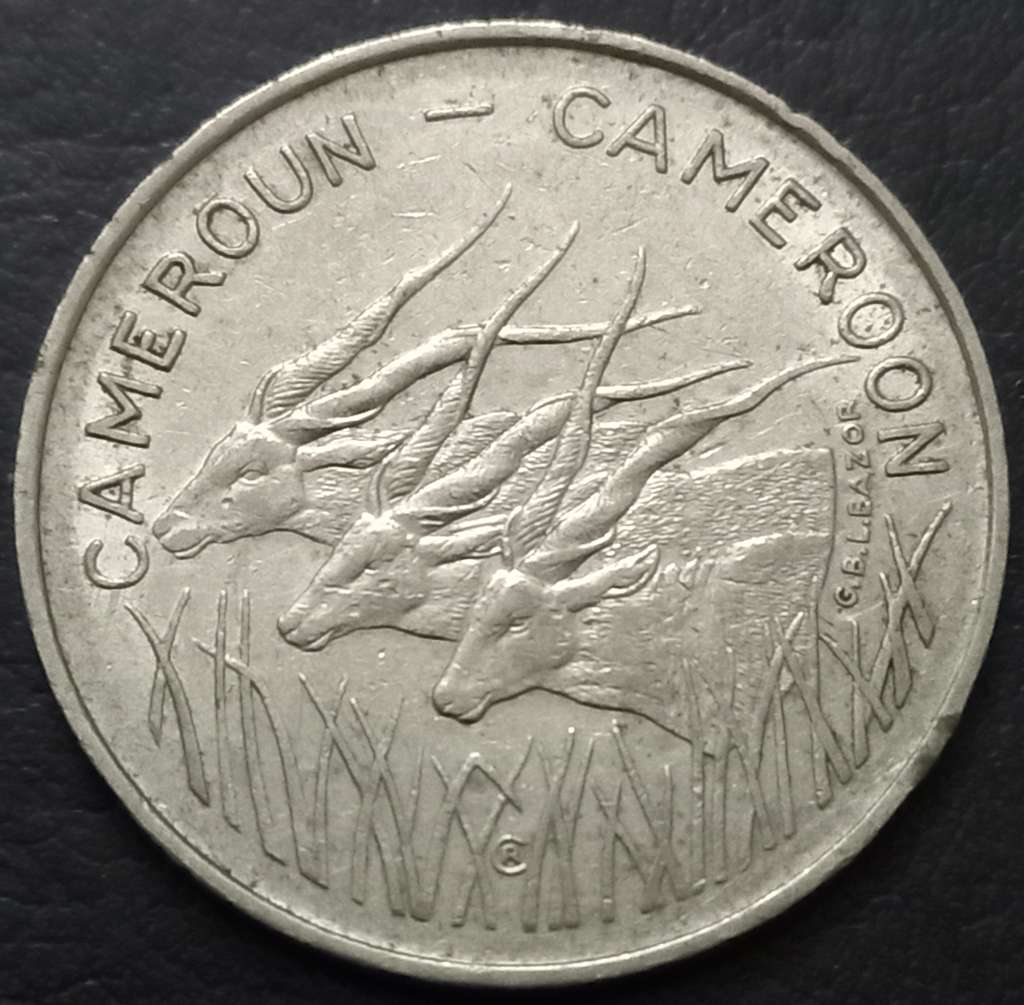 Cameroon 100 Franc 1975 1986