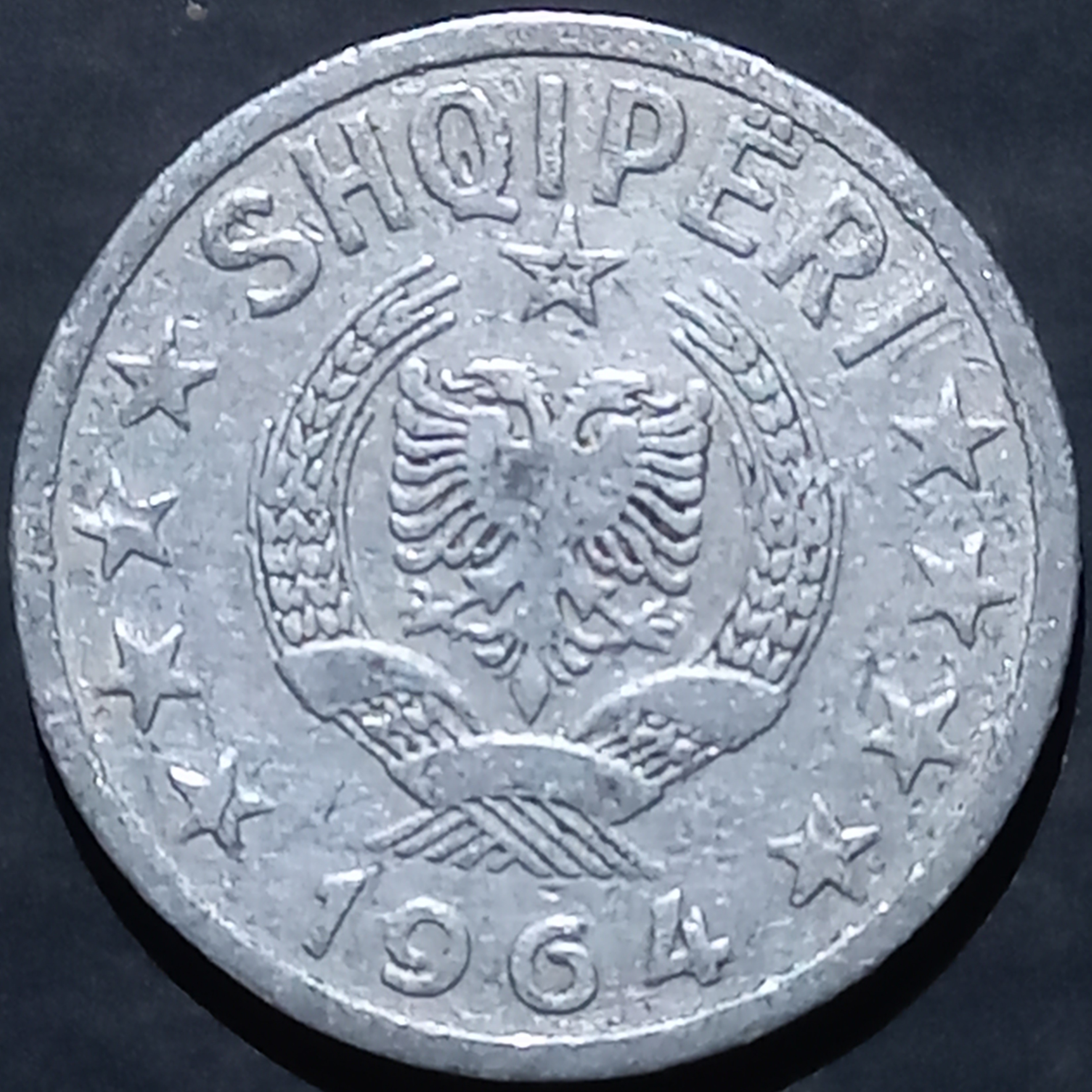 Albania 10 Qindarka 1964