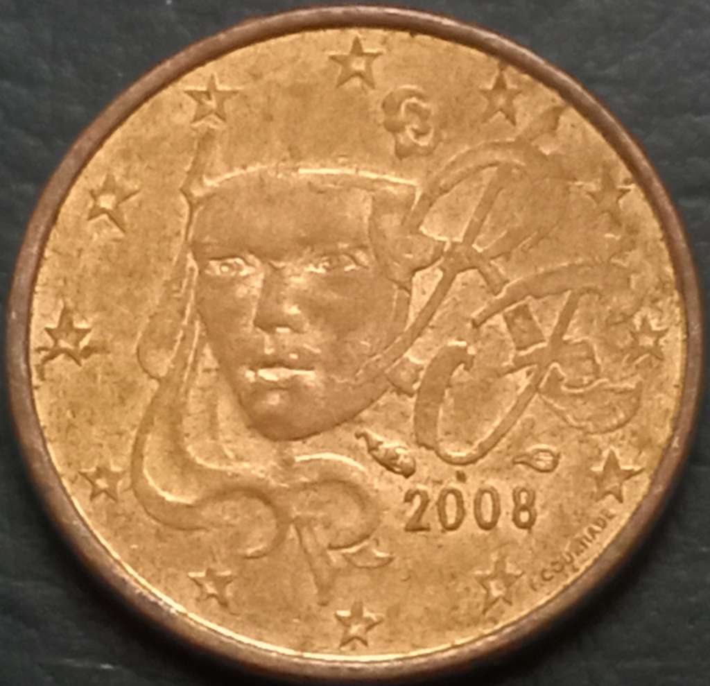 France 1 Euro Cent 2004 2010