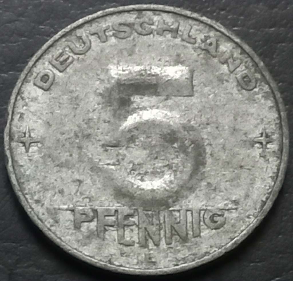 Germany 5 Pfennig 1952 1953