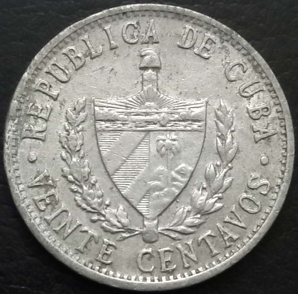 Cuba 20 Centavo 1969 1972