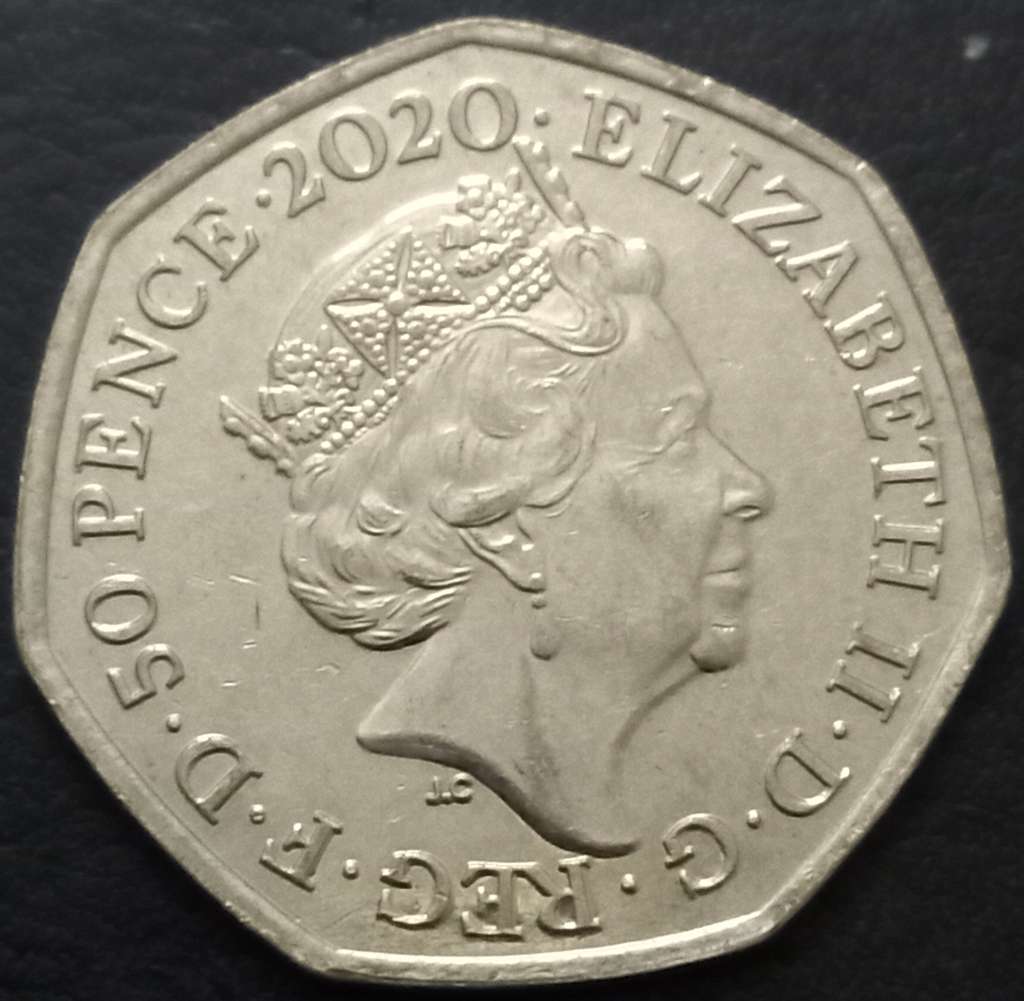 Great Britain 50 Penny 2020 