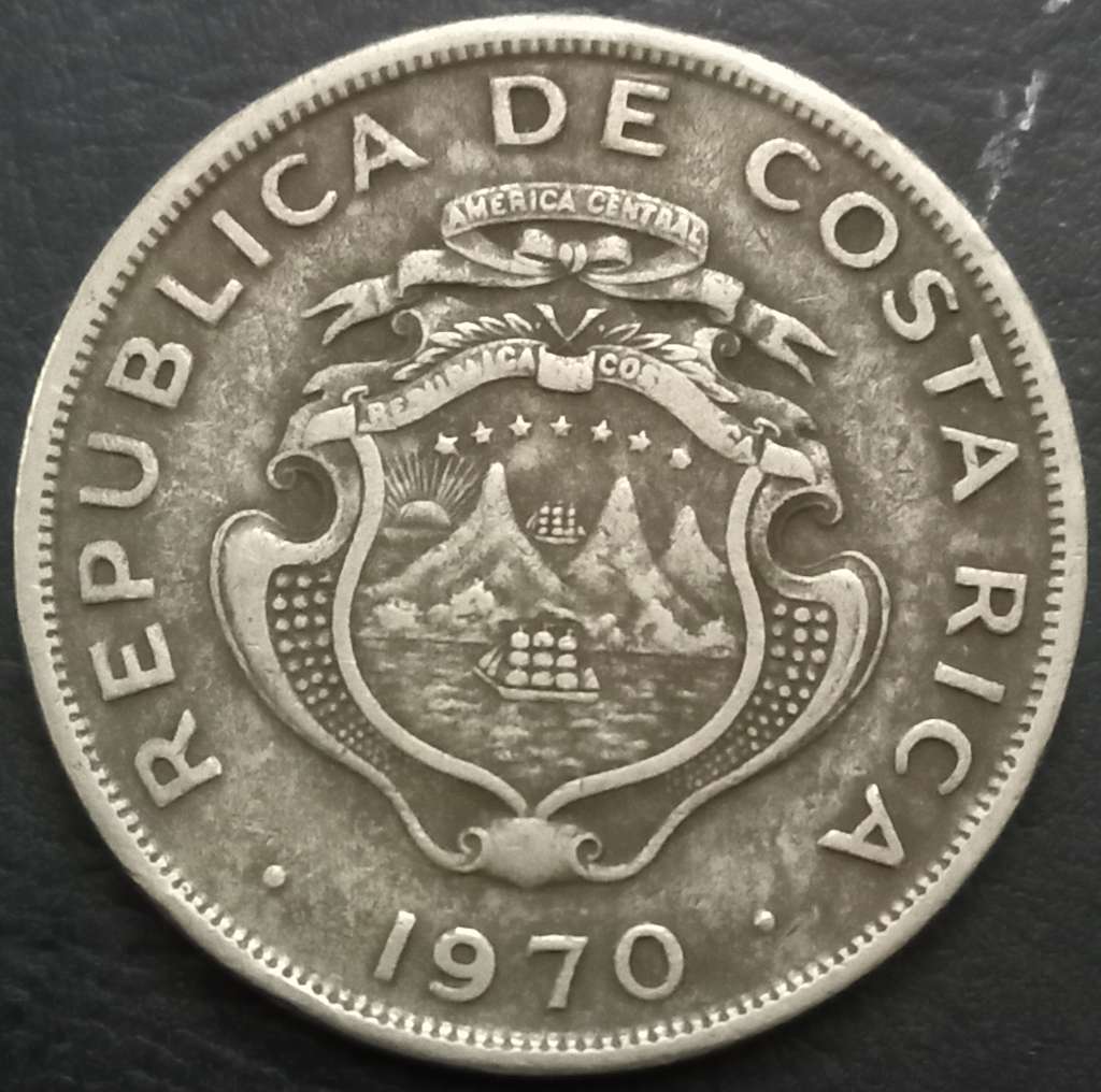 Costa Rica 2 Colones 1968~1978