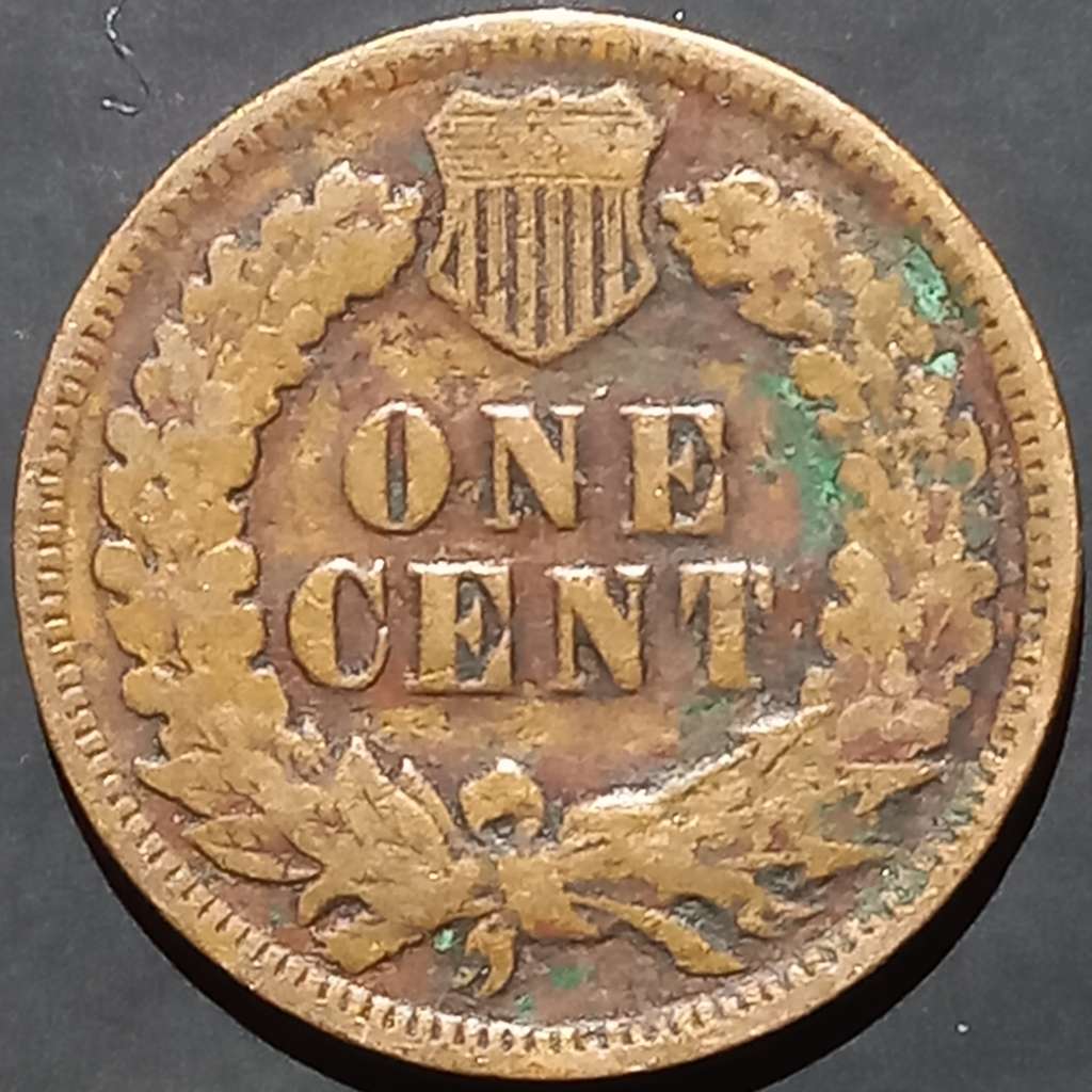 USA 1 Cent 1865 1909