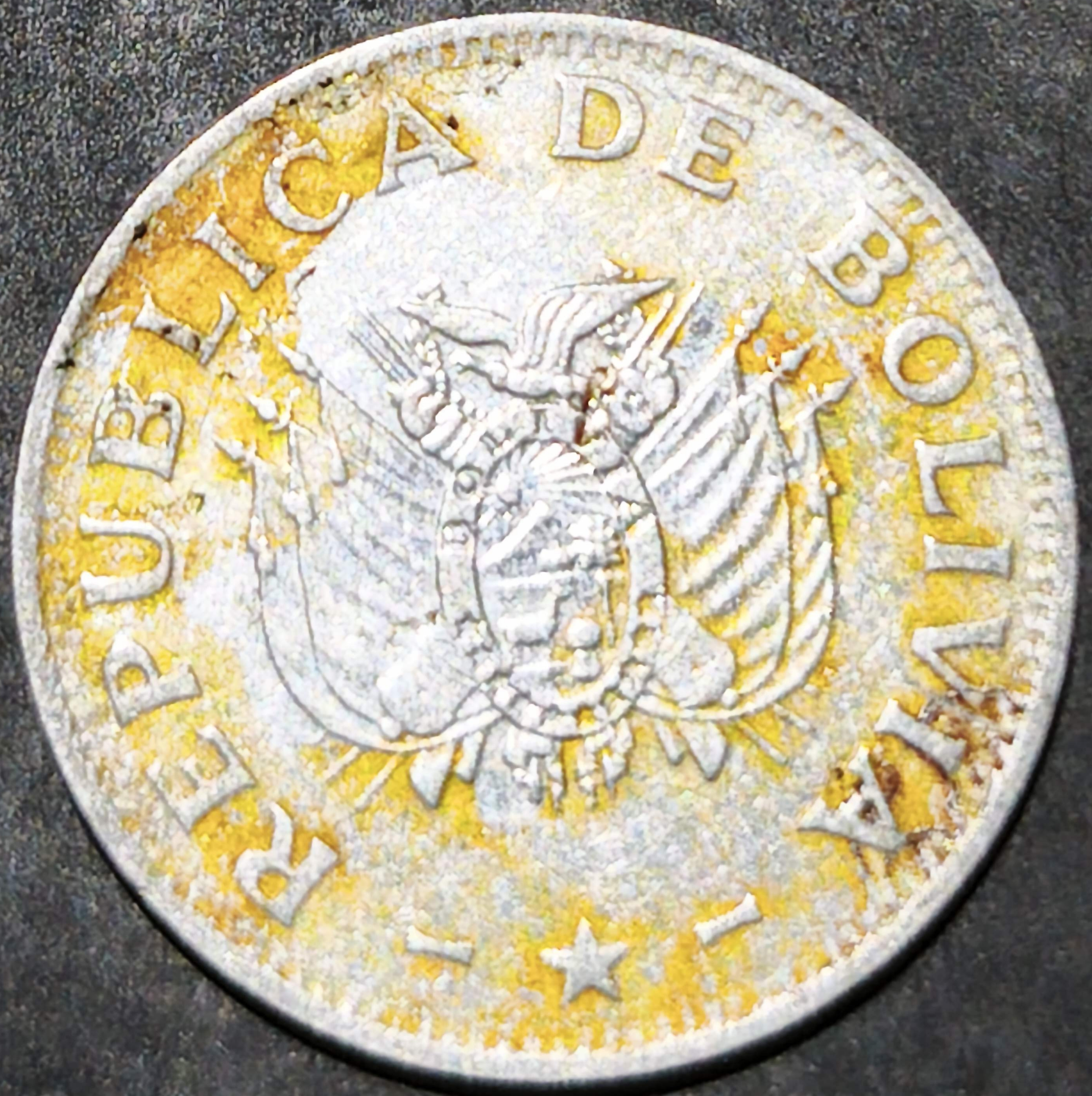 Bolivia 50 Centavos 1987 1997
