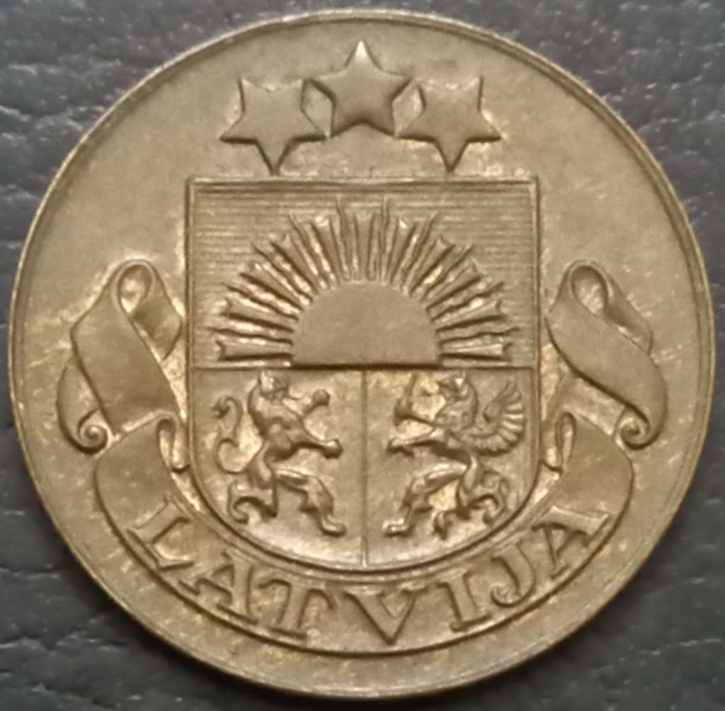 Latvia 1 Santimu 1922 1935