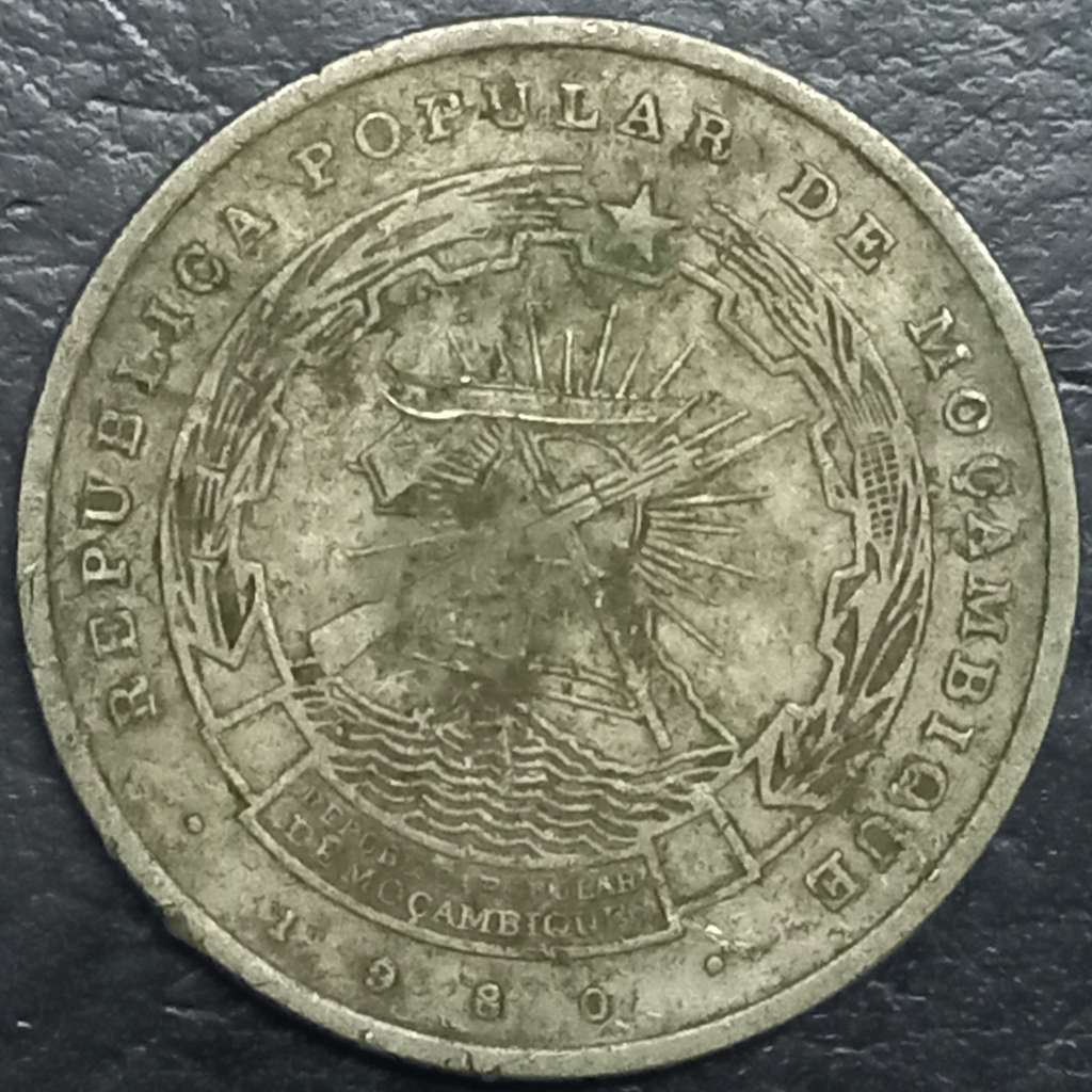 Mozambique 10 Meticai 1980 1981