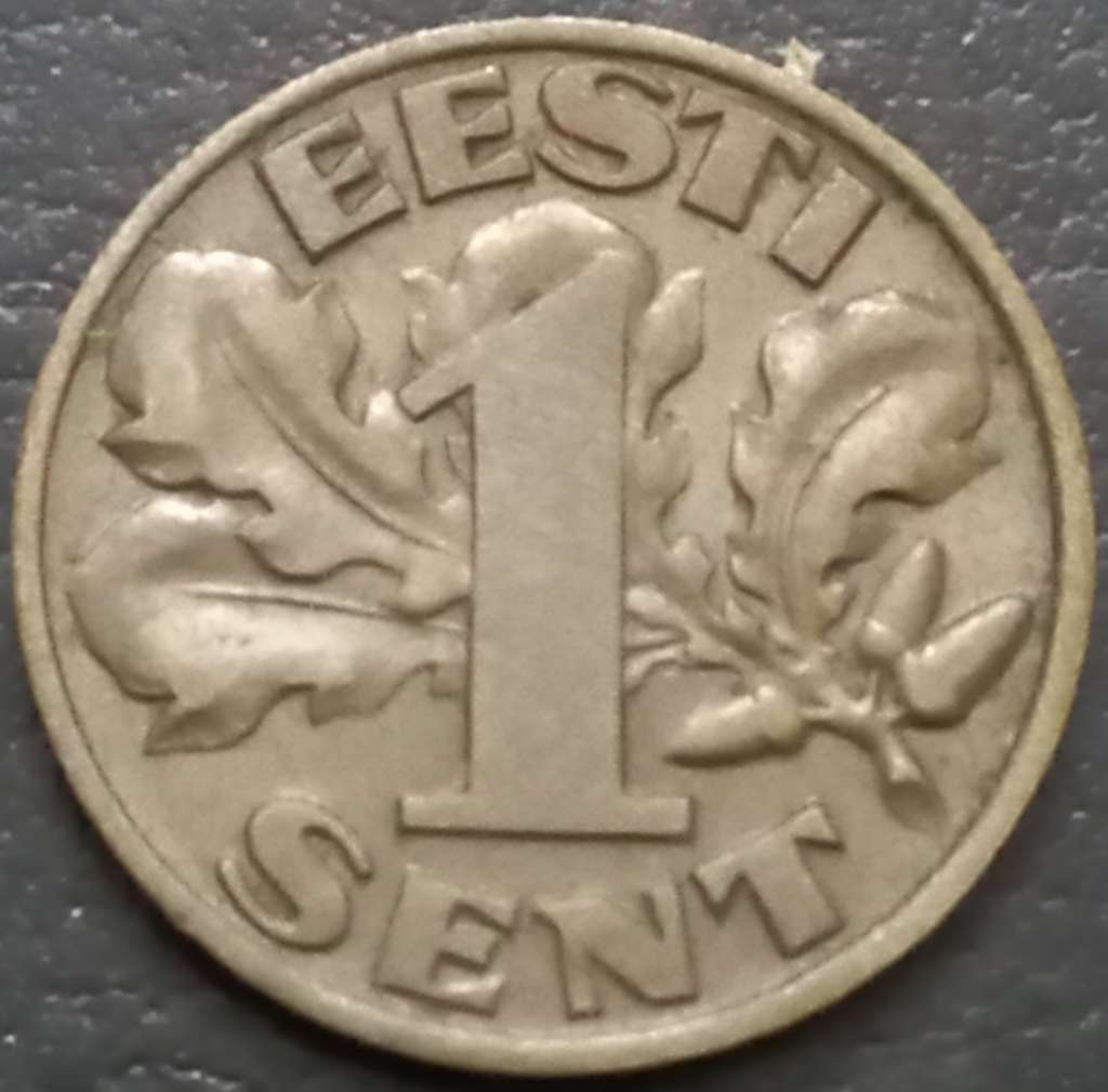 Estonia 1 Senti 1929 