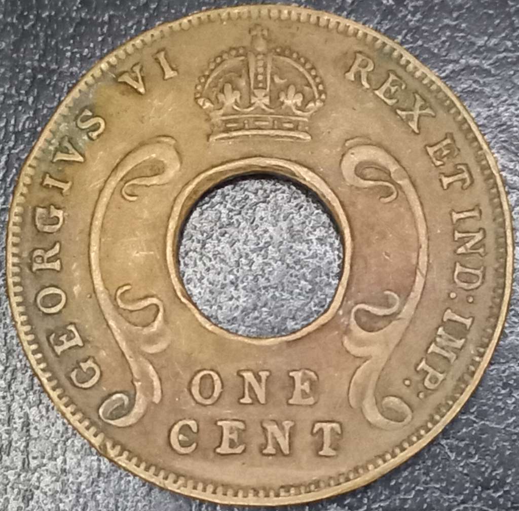 East Africa 1 Cent 1942 Tower