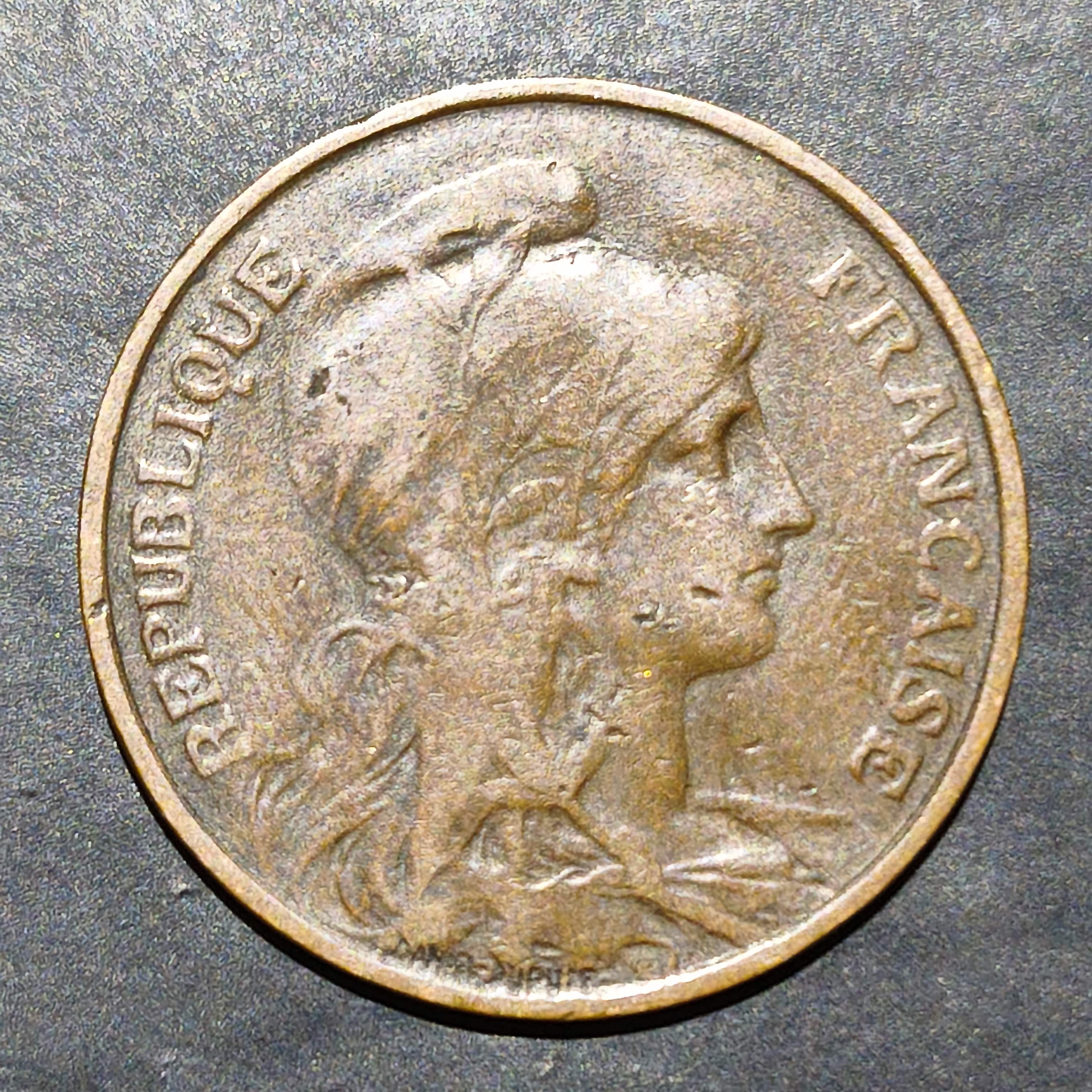 France 5 Centimes 1898 1921
