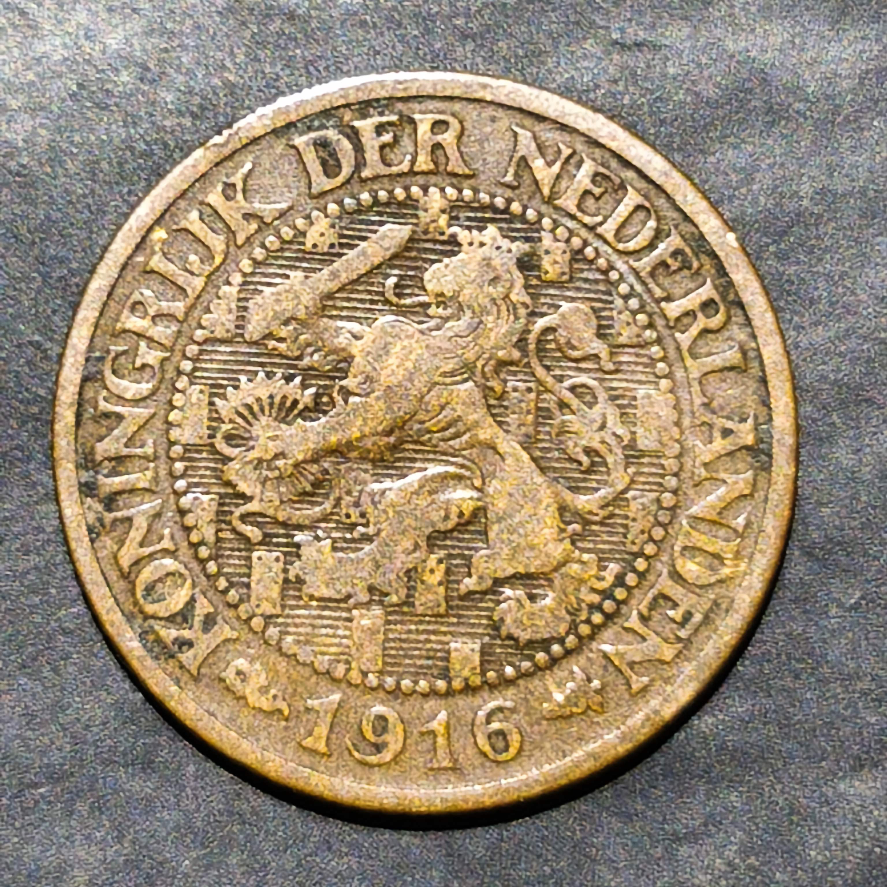 Netherlands 1 Cent 1916