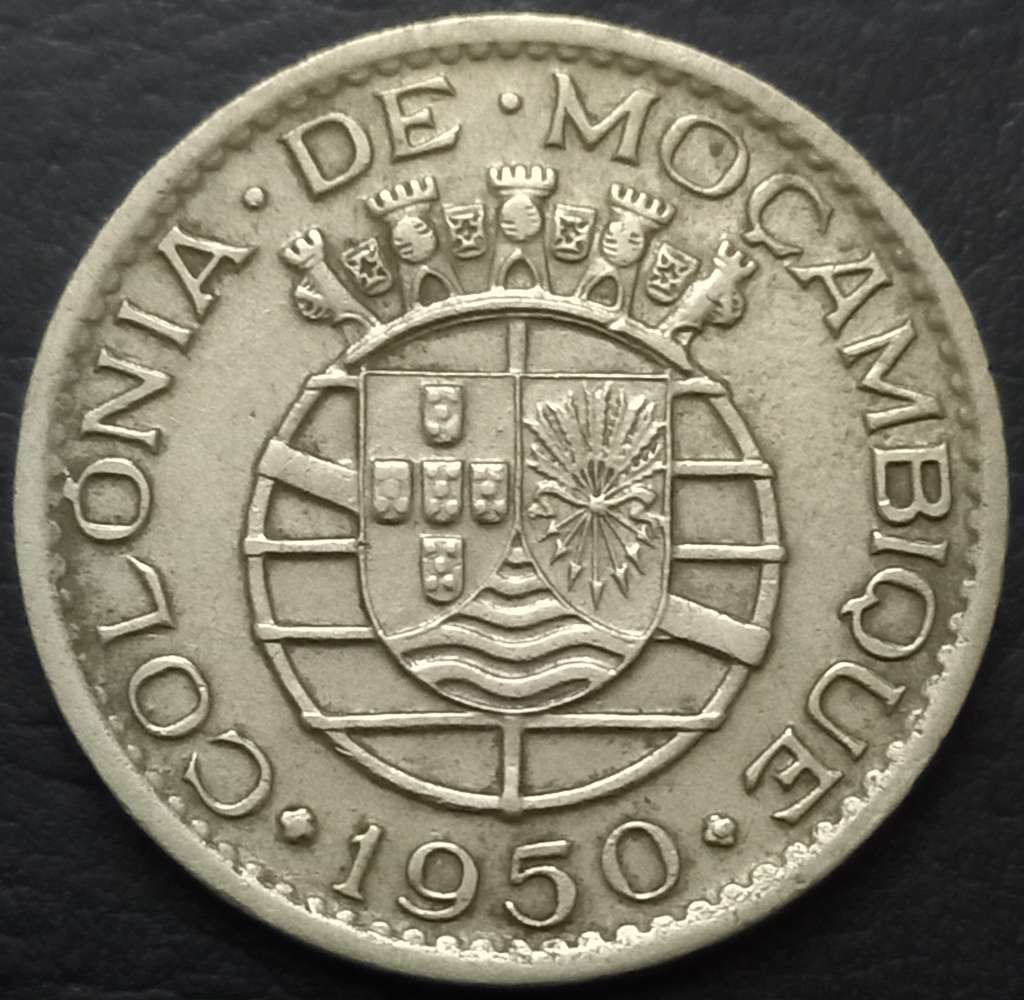 Mozambique 1 Escudo 1950 1951