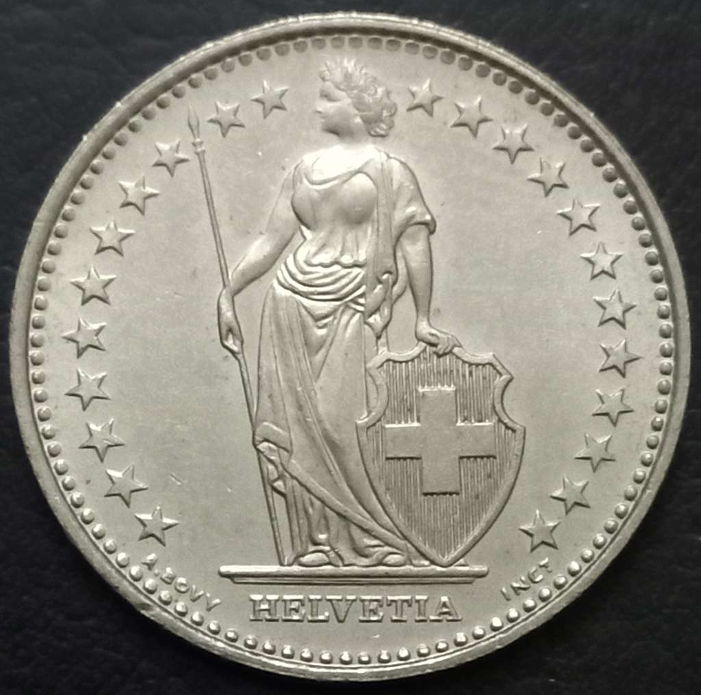 Switzerland 1 Franc 1983 2024