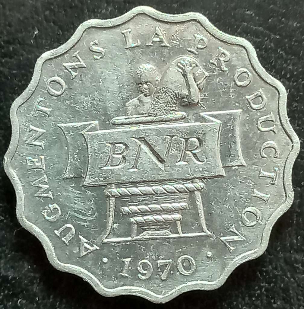 Rwanda 2 Franc 1970 