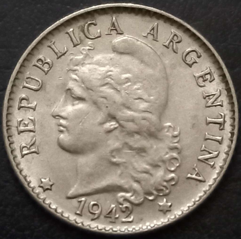 Argentina 5 Centavo 1896 1942
