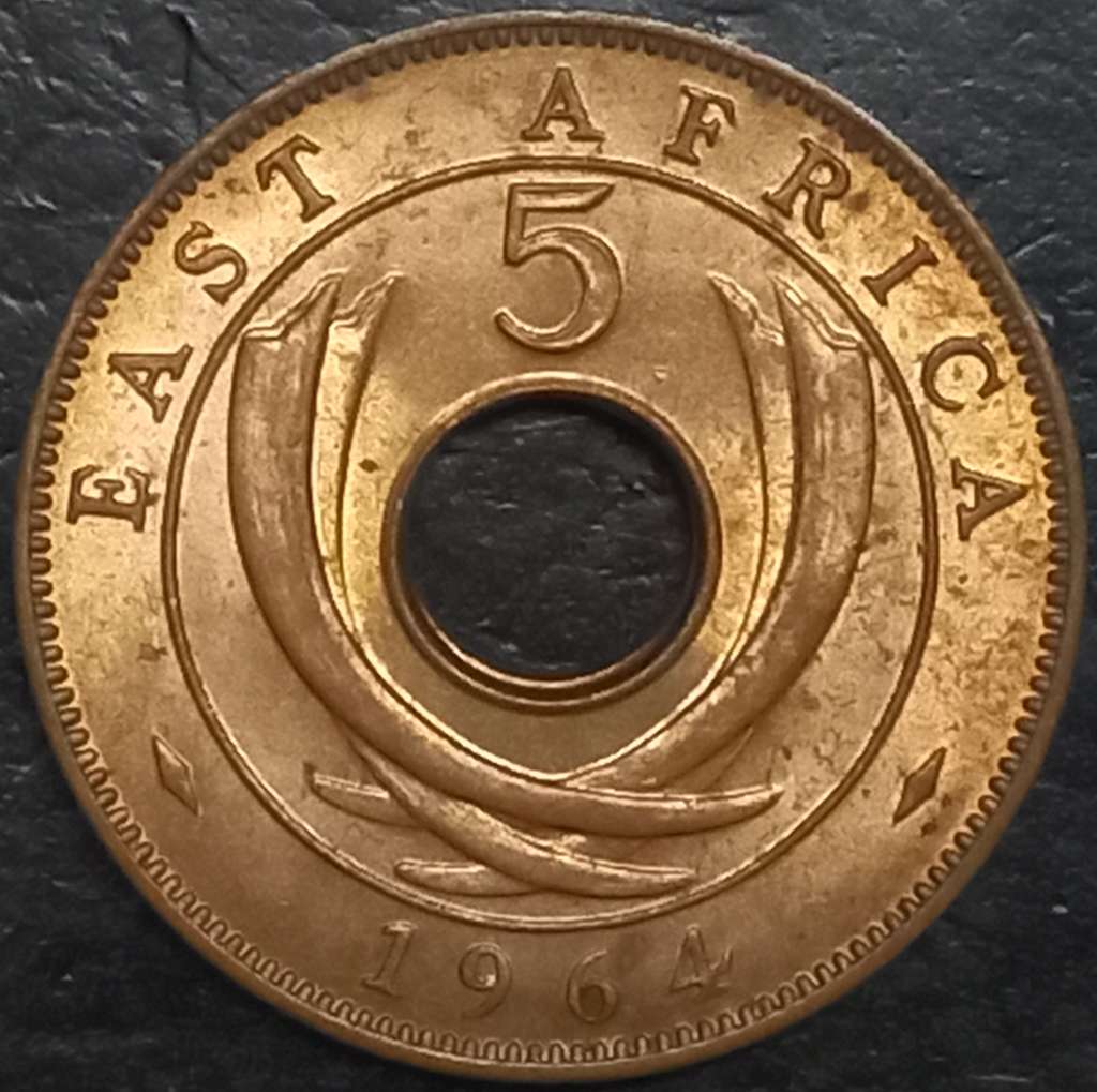 East Africa 5 Cent 1964