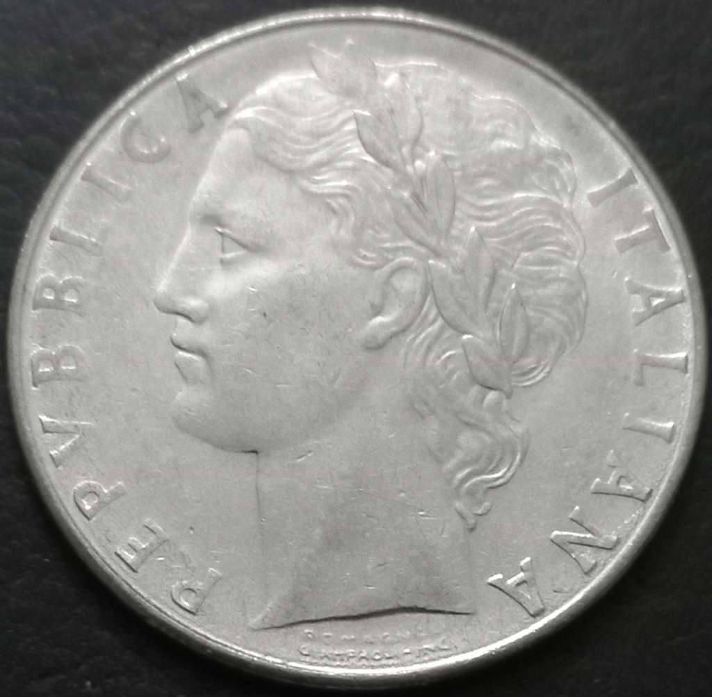 Italy 100 Lira 1955 1989