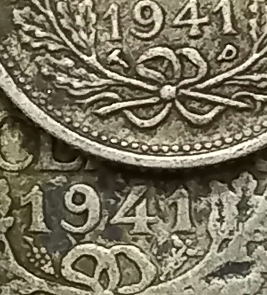 Curacao 10 Cent 1943 WWII Emergency Coinage