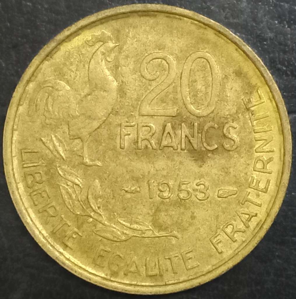 France 20 Franc 1950 1953