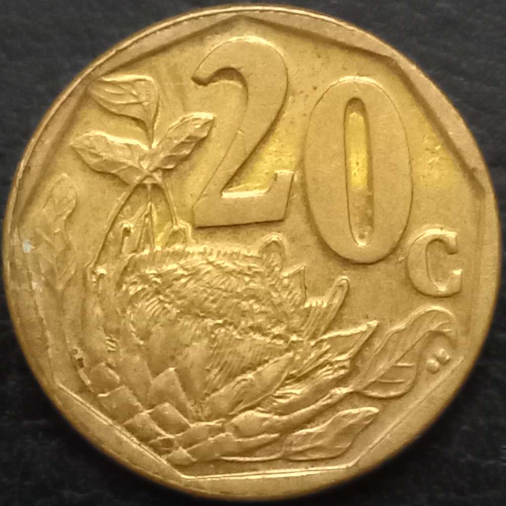 South Africa 20 Cent 2002-2015