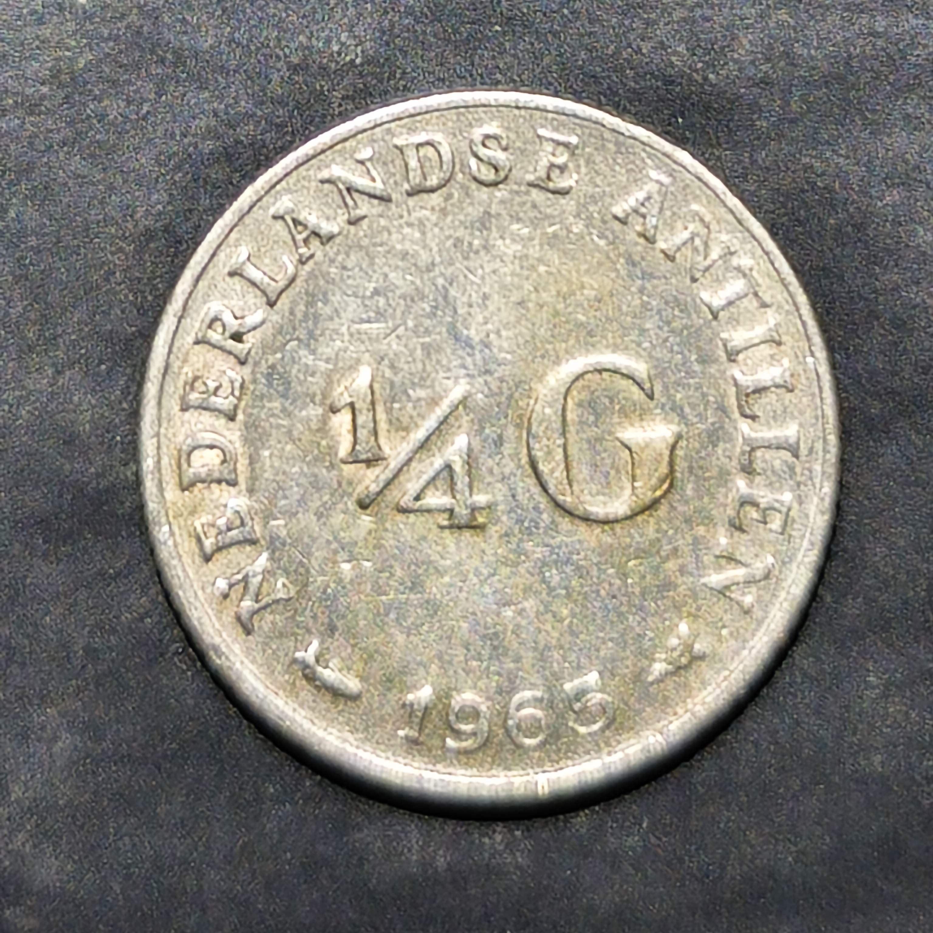 Neth. Antilles ¼ Gulden 1954 1970