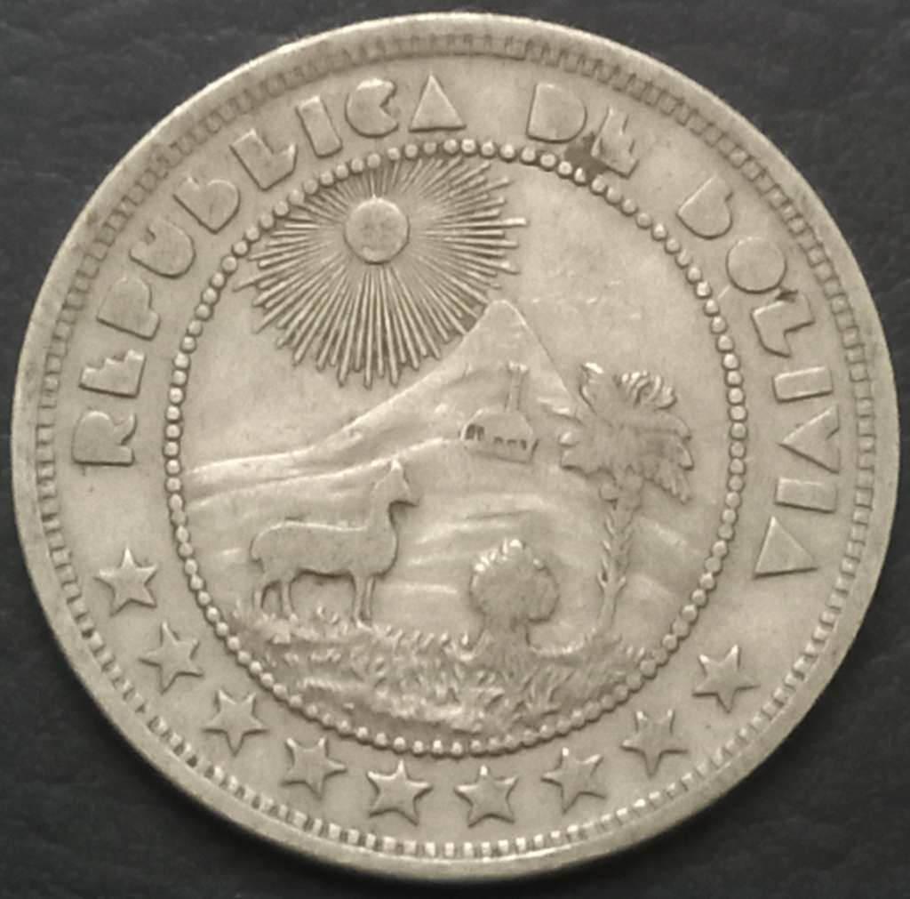 Bolivia 10 Centavo 1937 