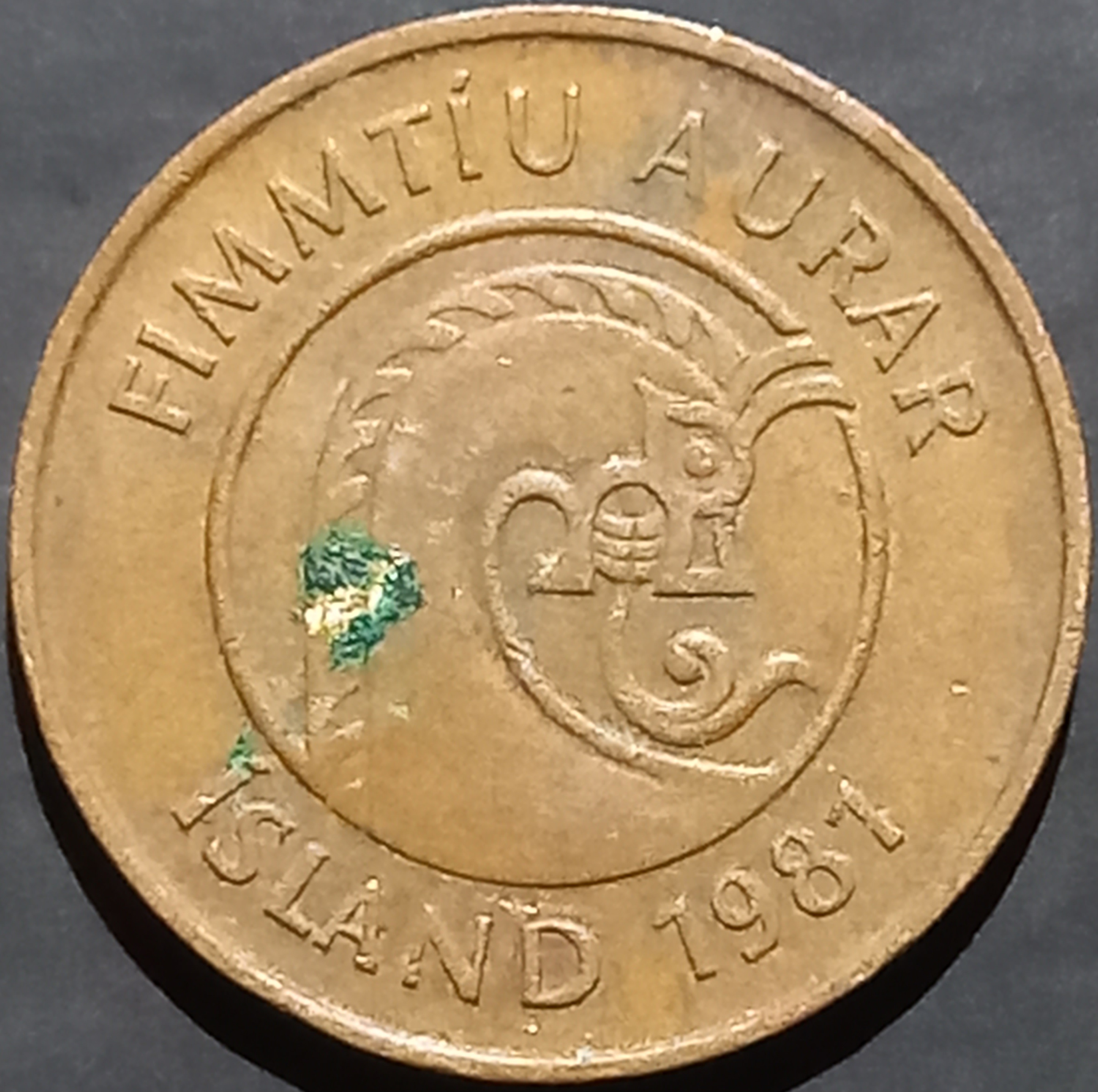 Iceland 50 Aurar 1981
