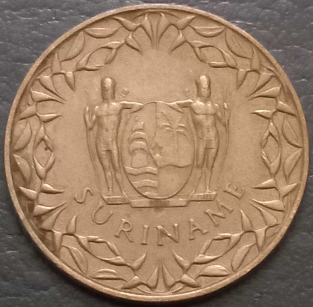 Suriname 1 Cent 1970 Cock PM