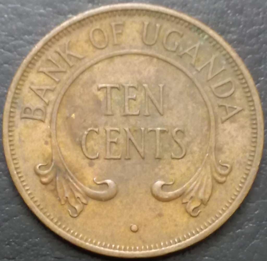 Uganda 10 Cent 1966-1975
