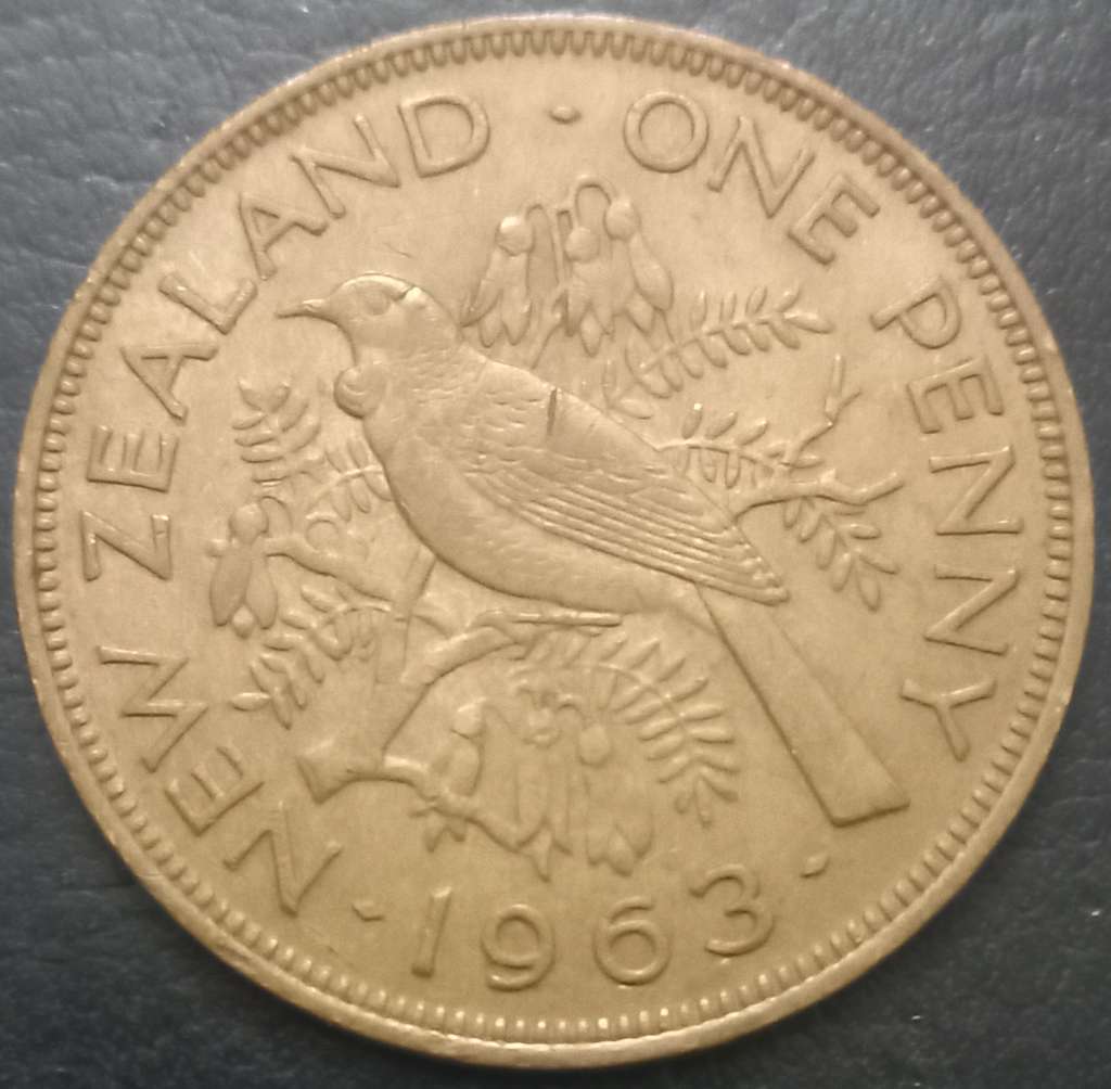 New Zealand 1 Penny 1956 1965