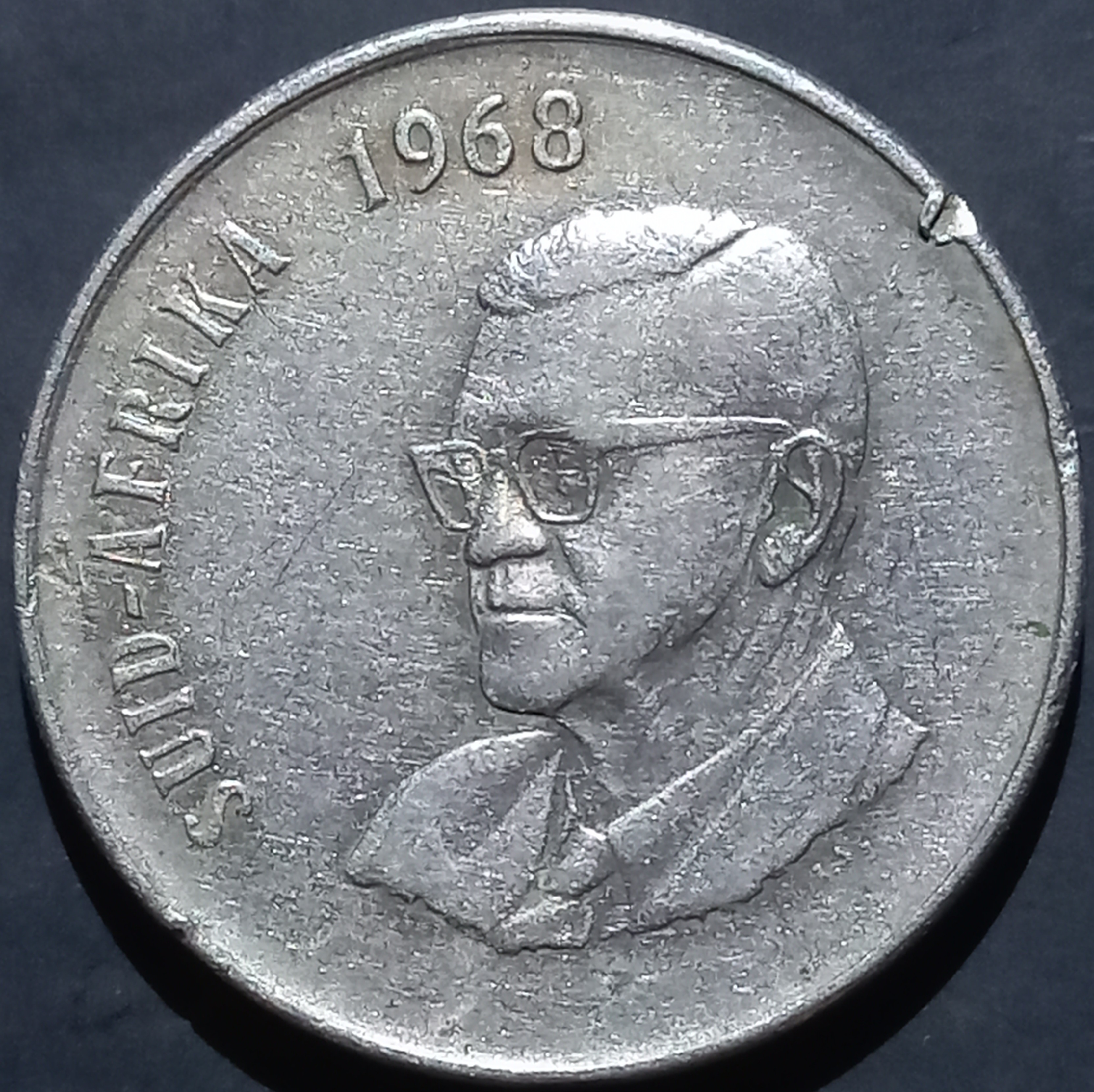 South Africa 50 Cents 1968