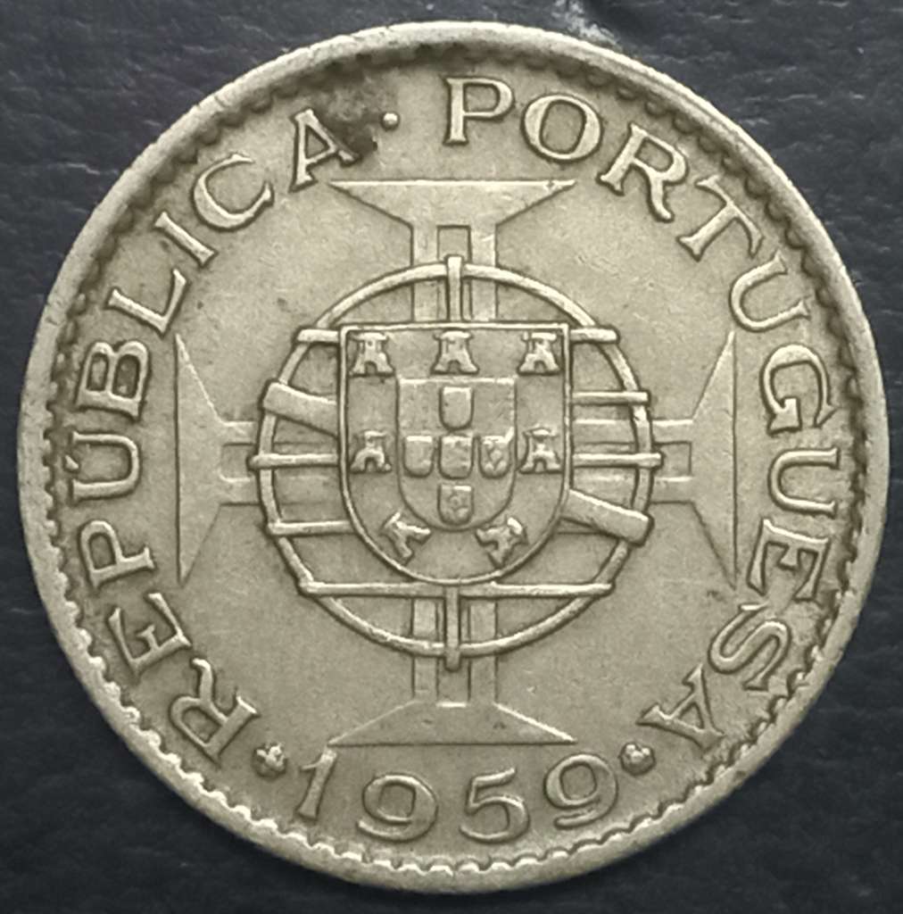 Portuguese India 3 Escudo 1958-1959
