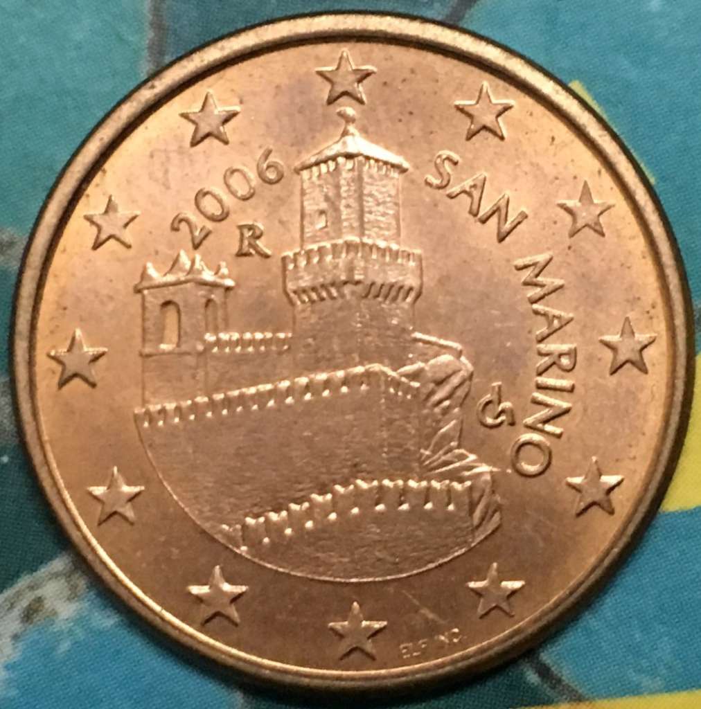San Marino 5 Euro Cent 2002 2016