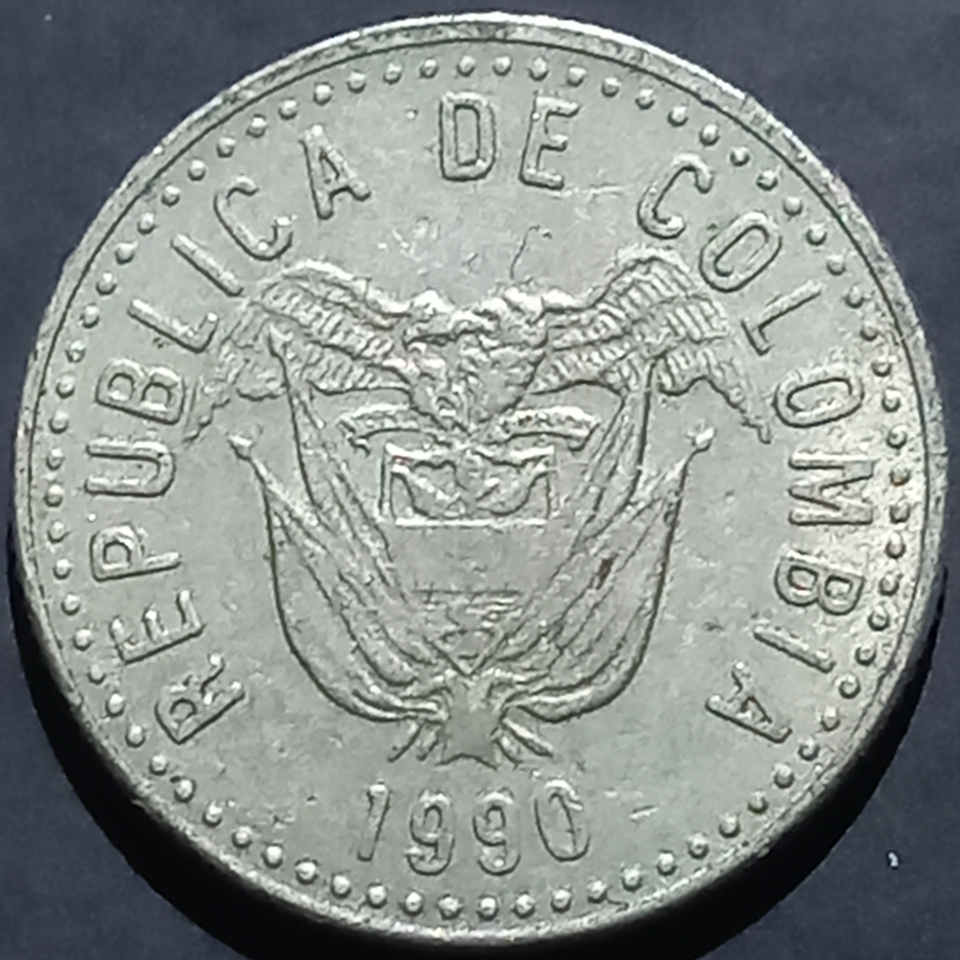 Colombia 10 Pesos 1989 1993