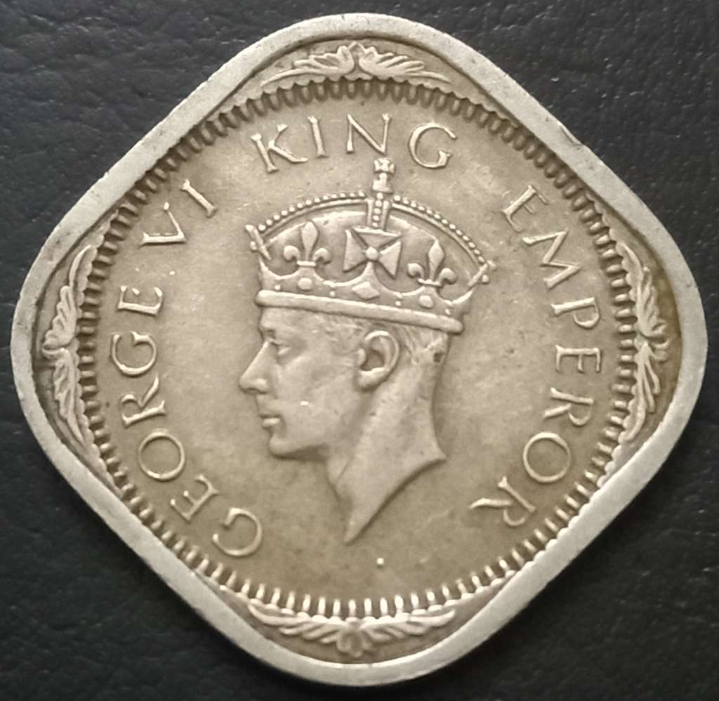 India - British 2 Anna 1939-1941
