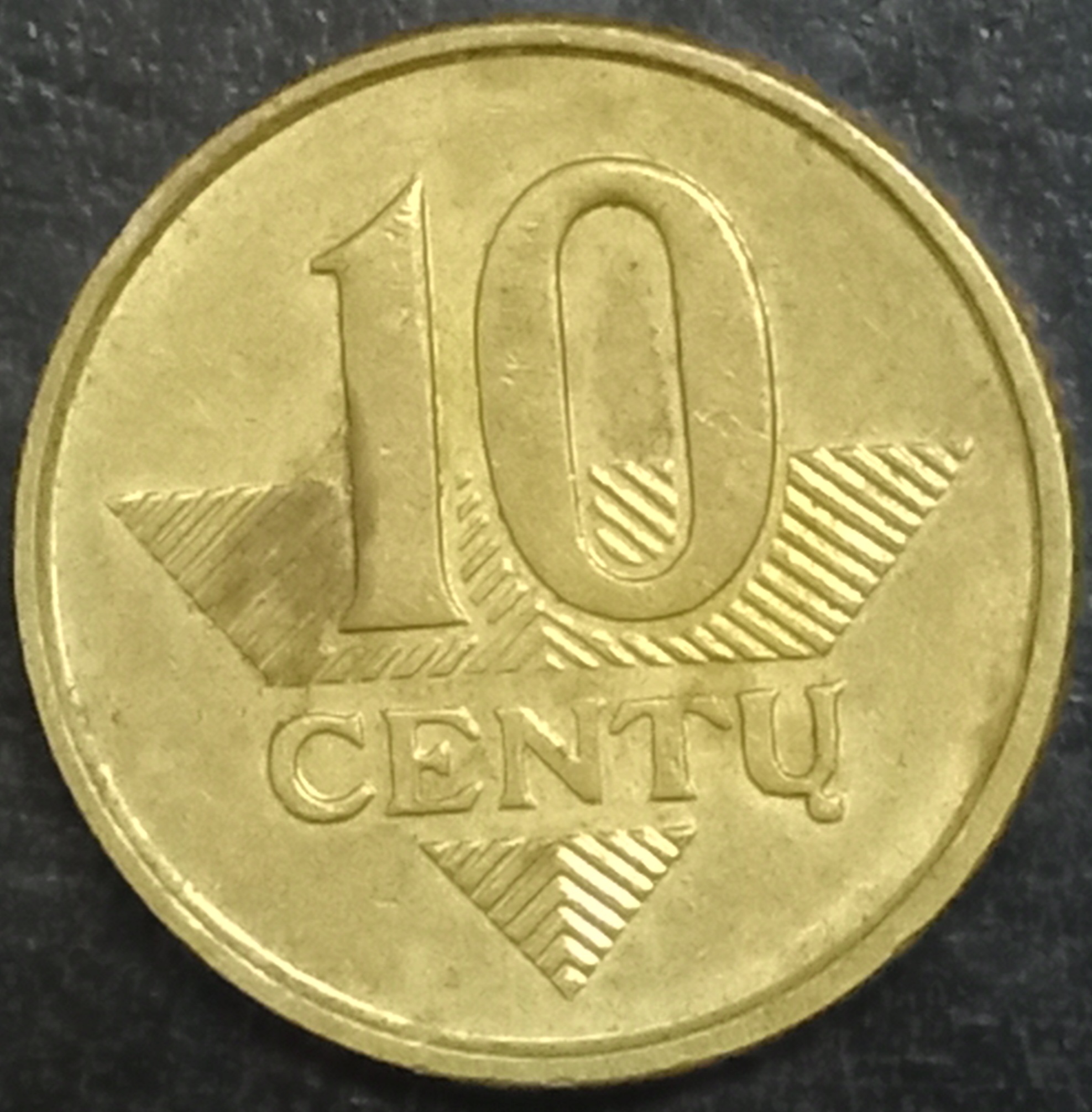 Lithuania 10 Centu 1997 2014