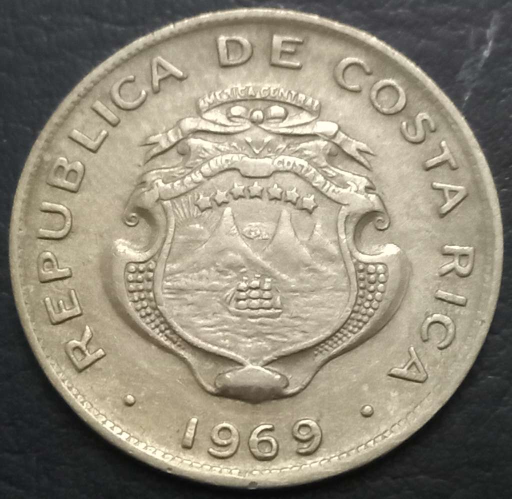 Costa Rica 25 Centimos 1967~1978