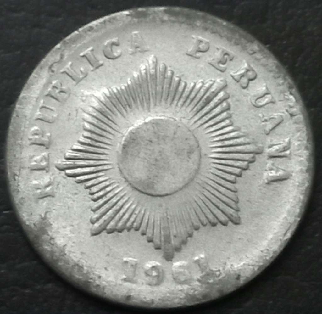 Peru 1 Centavo 1950 1965