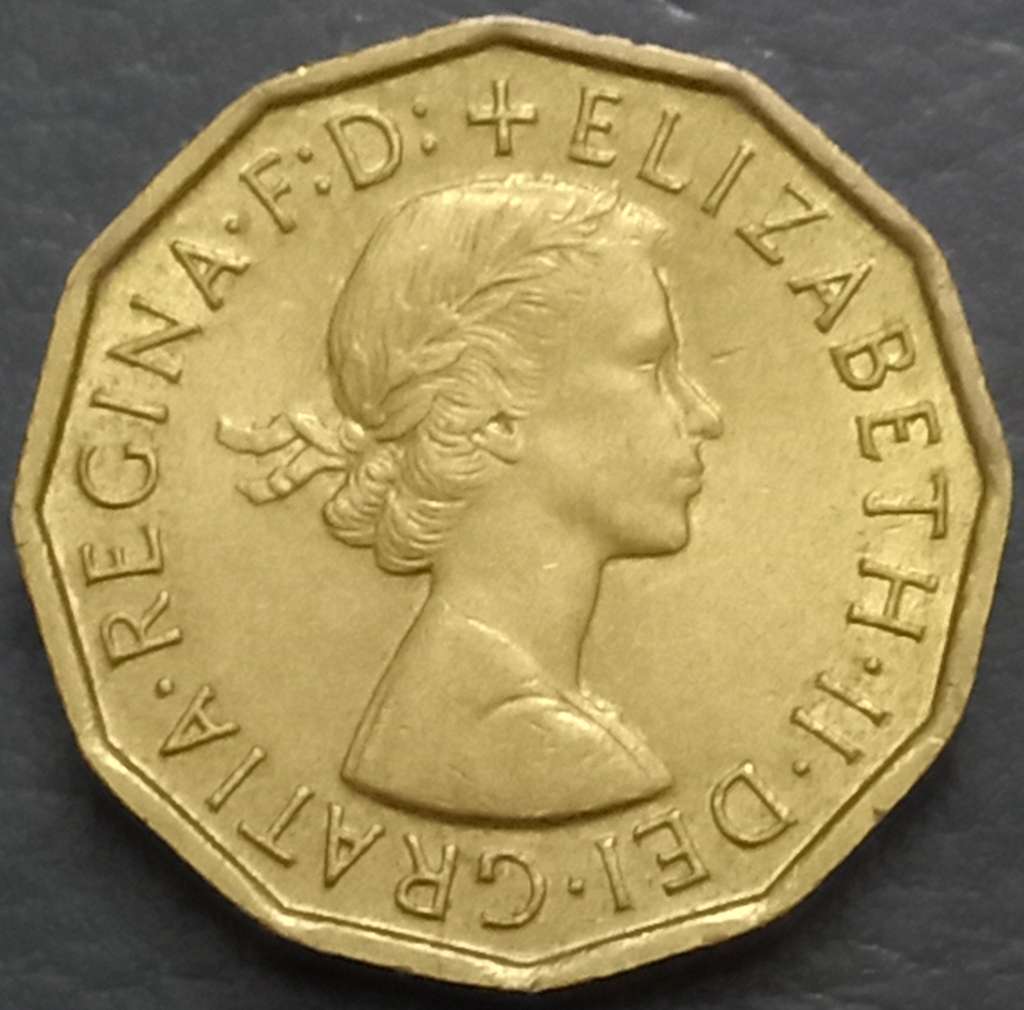 Great Britain 3 Penny 1954 1970
