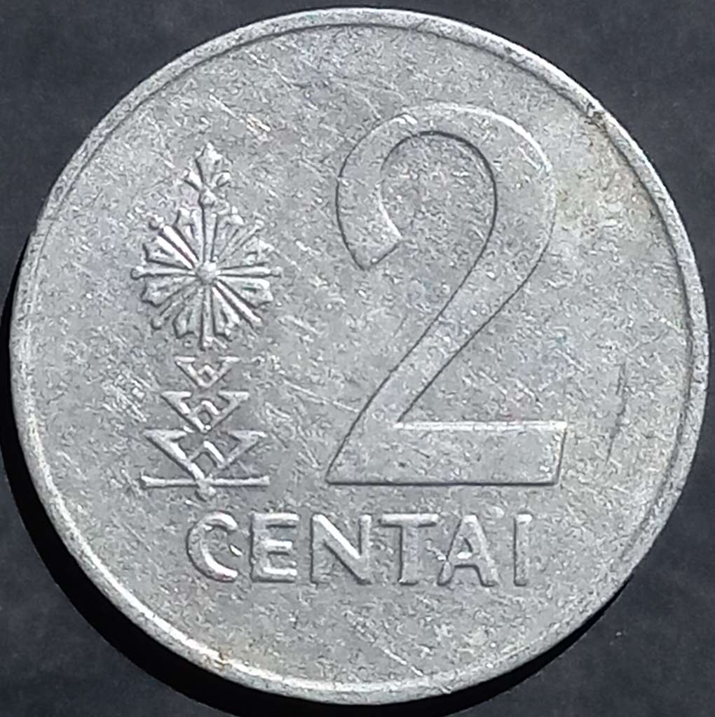 Lithuania 2 Centai 1991